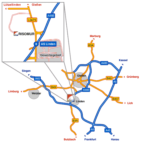 RISOMUR Standort in Linden