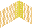 WDVS PVC-Gewebe-Eckwinkel